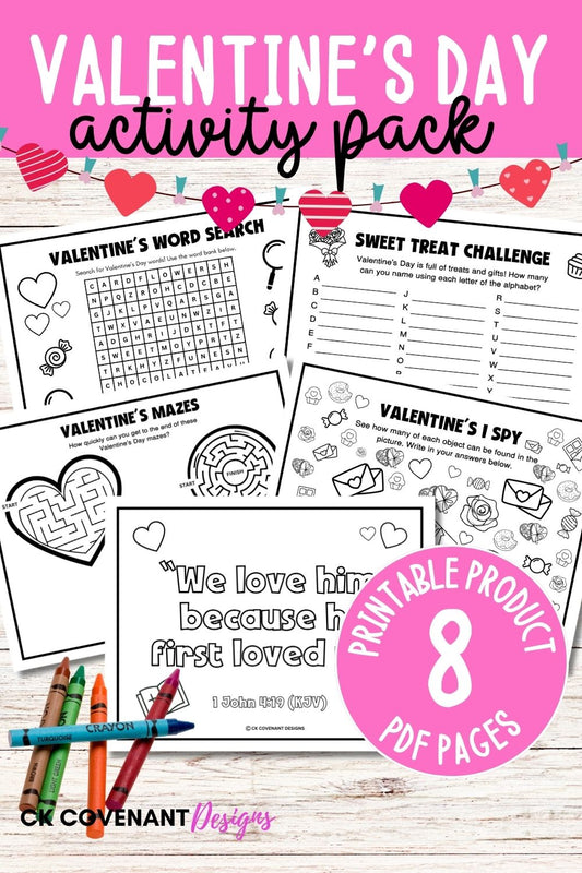 Valentine’s Day Activity Pack