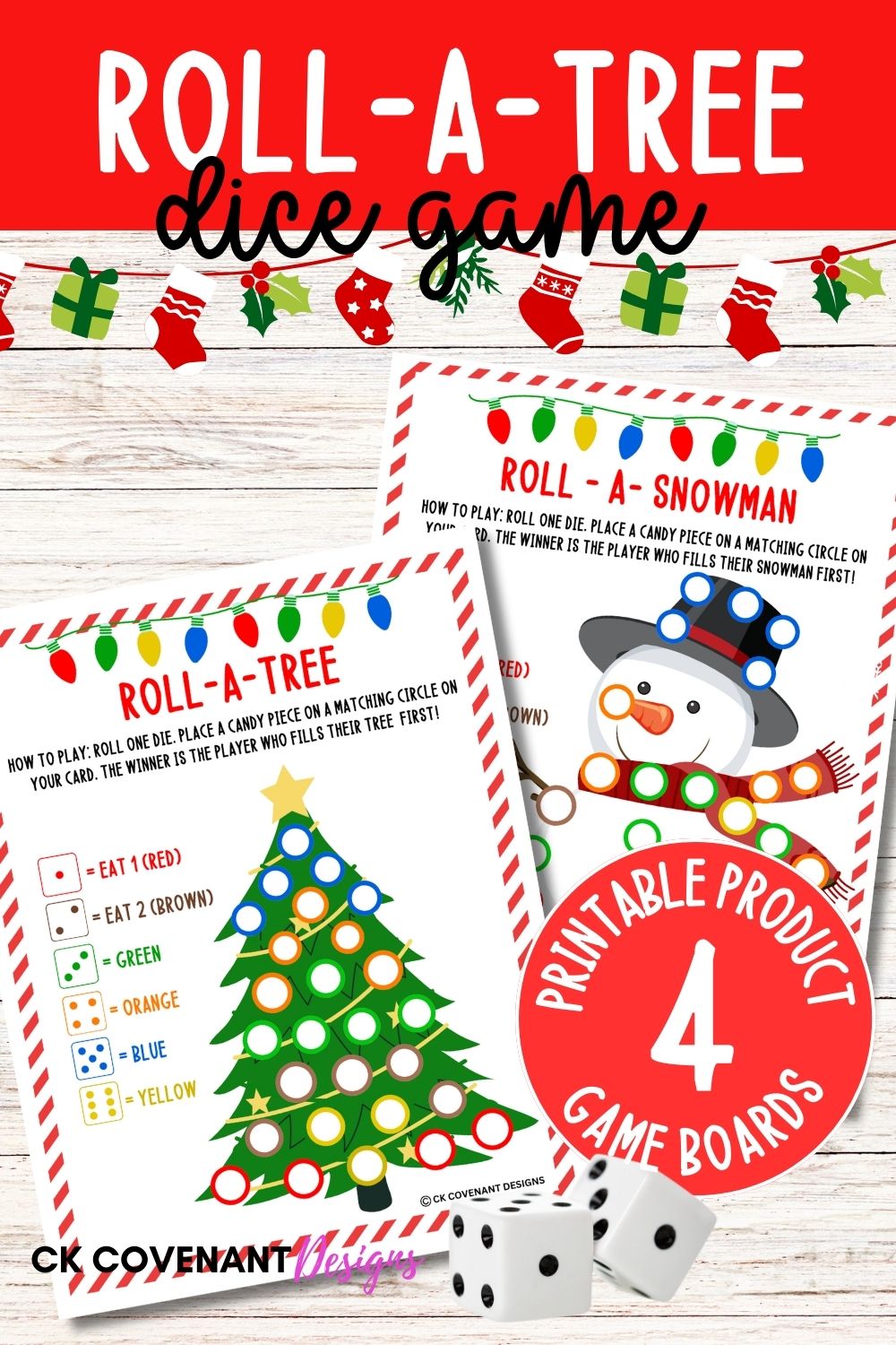 Roll-A-Tree Dice Game