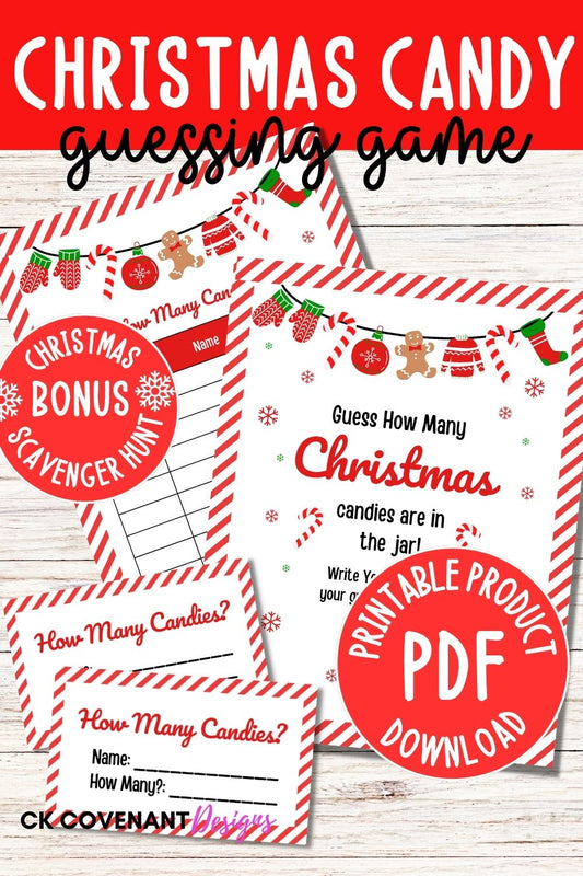 Christmas Candy Guessing Game