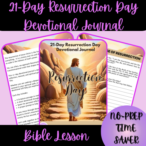 21-Day Resurrection Day Devotional Journal