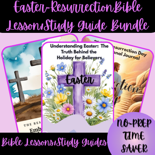 Easter-Resurrection Bible Lesson/Study Guide Bundle