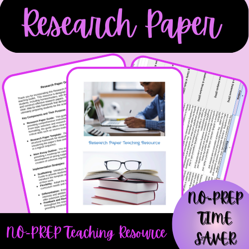 Research Paper NO-PREP Teaching Resource