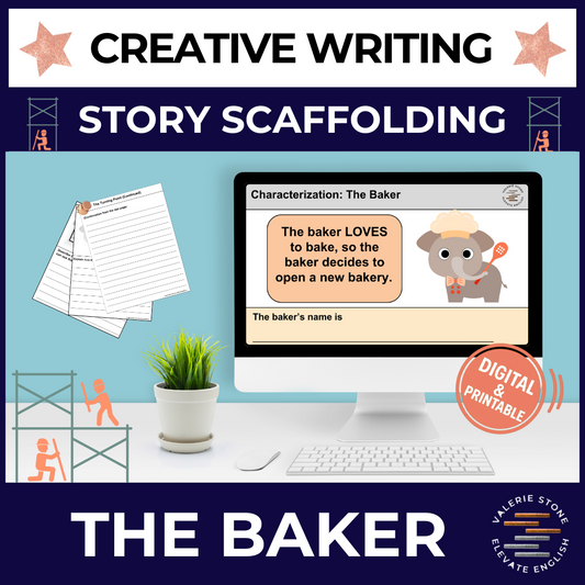 Creative Writing Story Scaffolding: The Baker