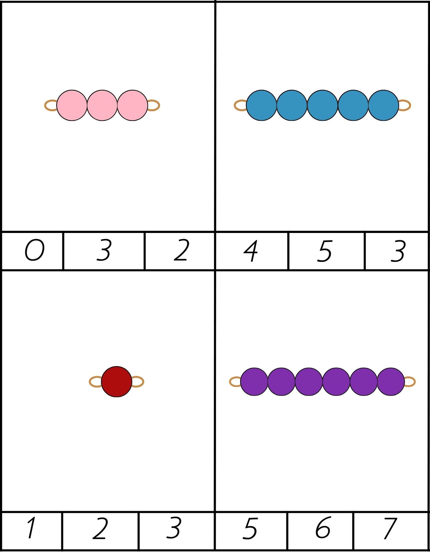 Montessori Based Beginner's Packet