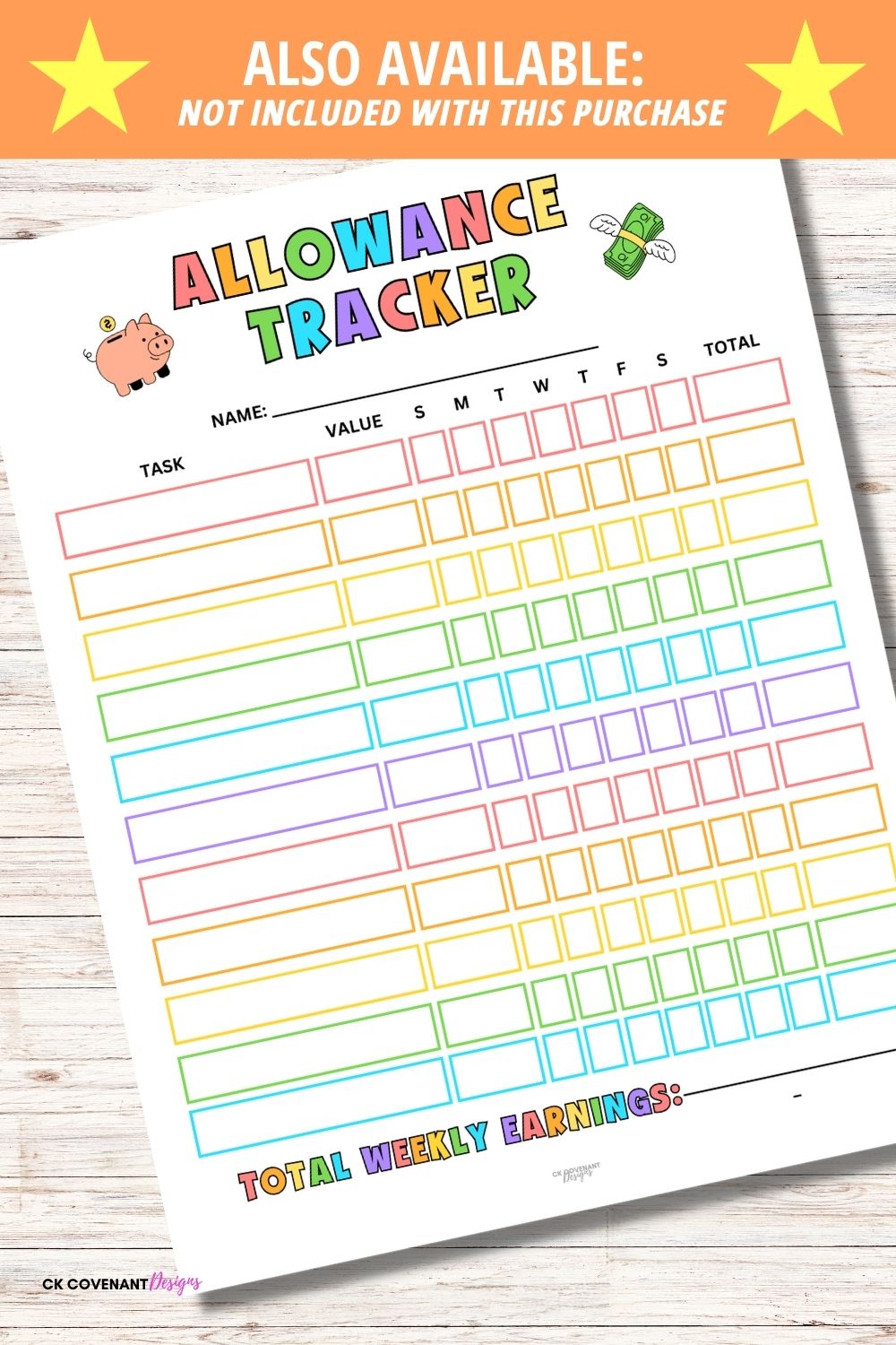 Earnings Tracker for Kids