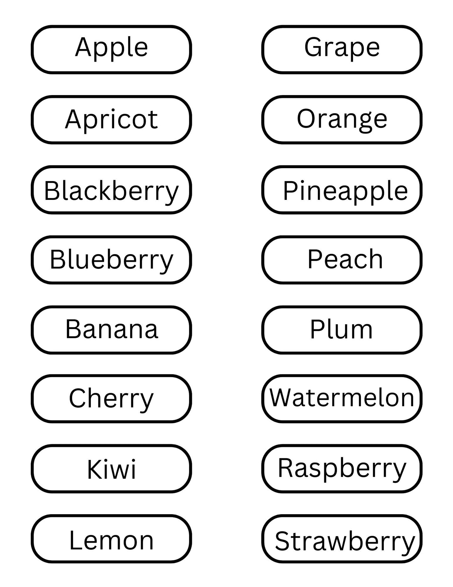 Fabulous Fruits Matching Game