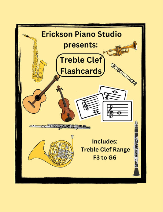 Treble Clef Flashcards