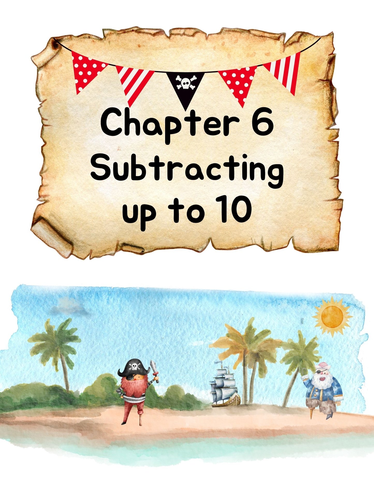 Treasures of the Sea: Pirates and Oceans Kindergarten Math: A full year curriculum: PRINT