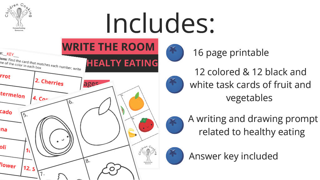 Write the Room With Healthy Eating