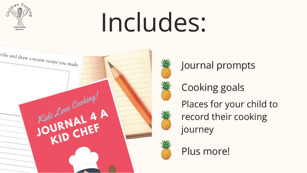 Journal for a Kid Chef