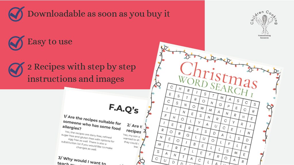 Christmas Unit for Kid Chefs