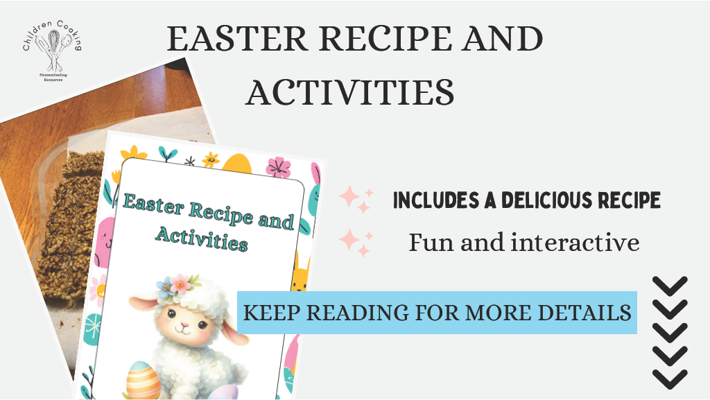 Easter Recipe, Crafts and Activities Printable Pre K to grade 4