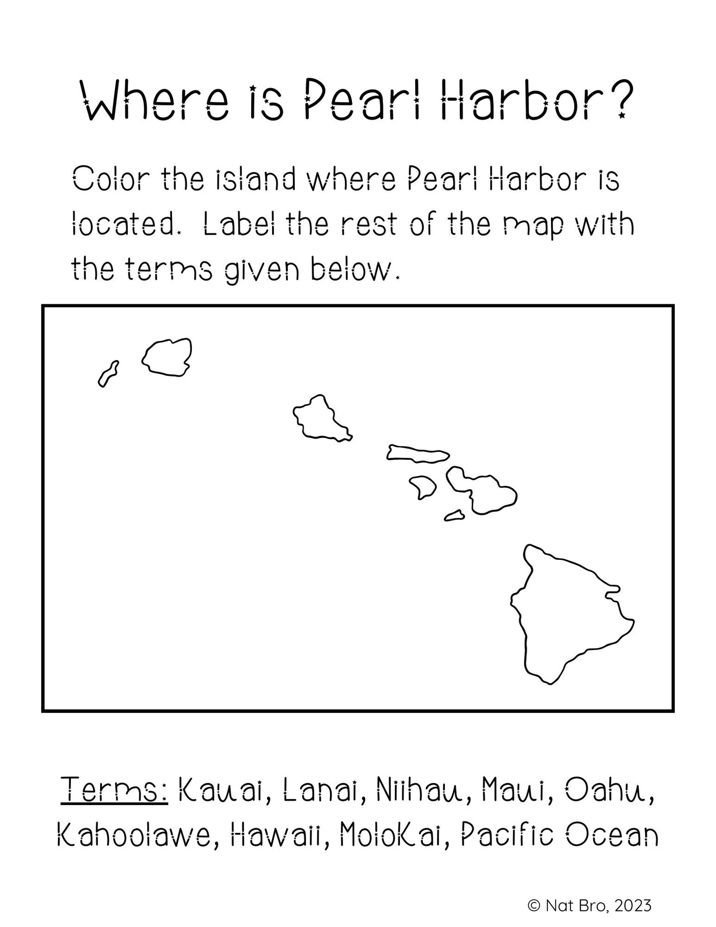 Pearl Harbor: A Unit Study for Middle Schoolers