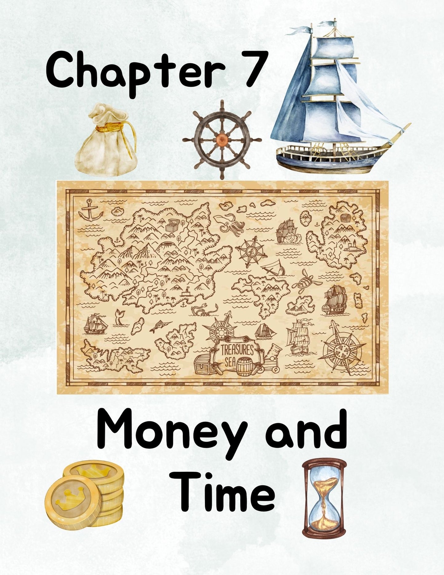 Treasures of the Sea: Pirates and Oceans Kindergarten Math: A full year curriculum: PRINT