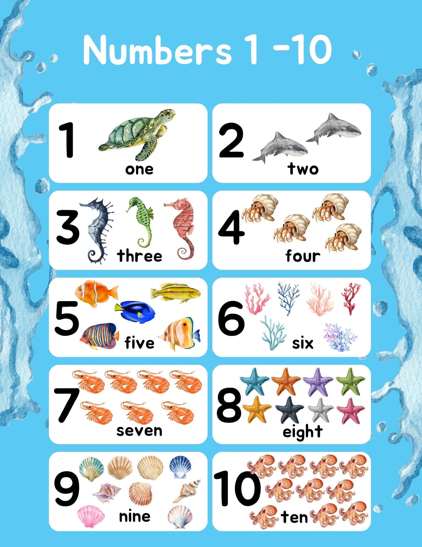 Treasures of the Sea: Pirates and Oceans Kindergarten Math: A full year curriculum: PRINT