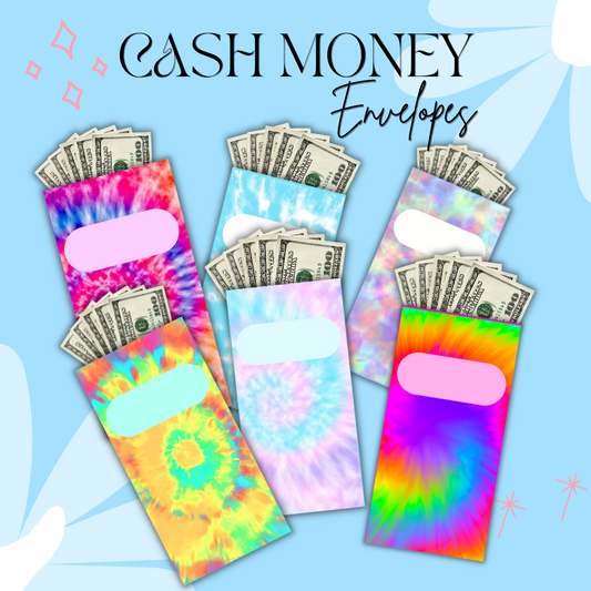 Money Envelopes: Tie Dye