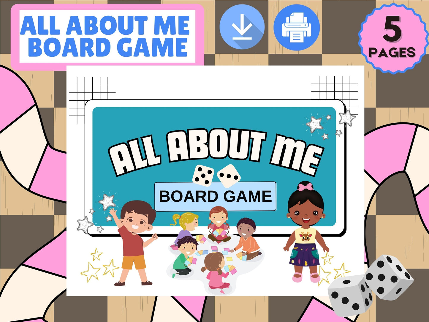 All About Me Board Game