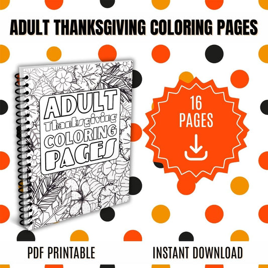 Thanksgiving Coloring Pages for Adults