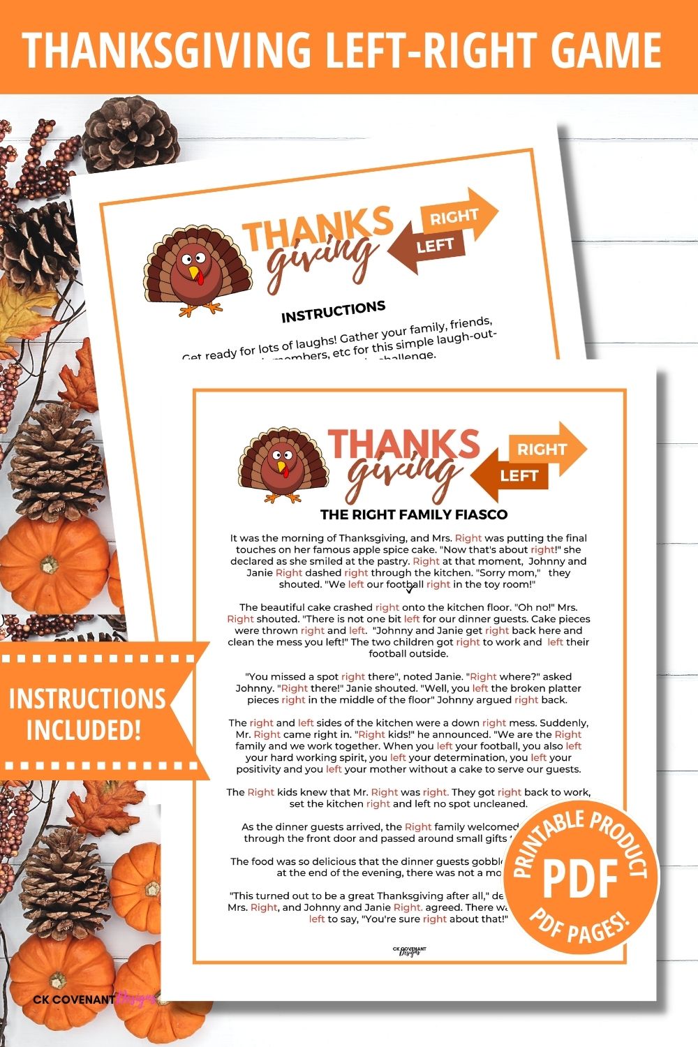 1 c42e6c31 af77 4867 94cd 7ff77fe1e84c thanksgiving left-right game – nuggets of wisdom