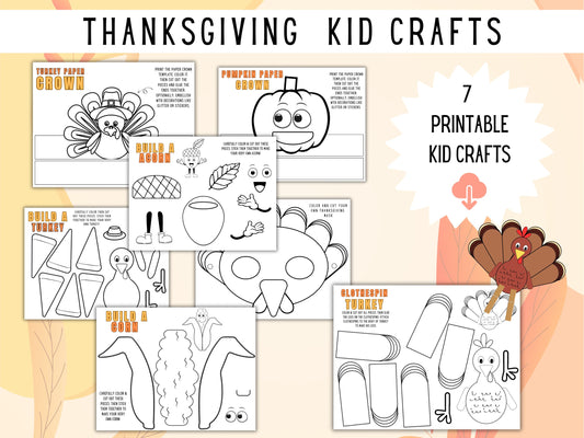 Thanksgiving Kid's Crafts