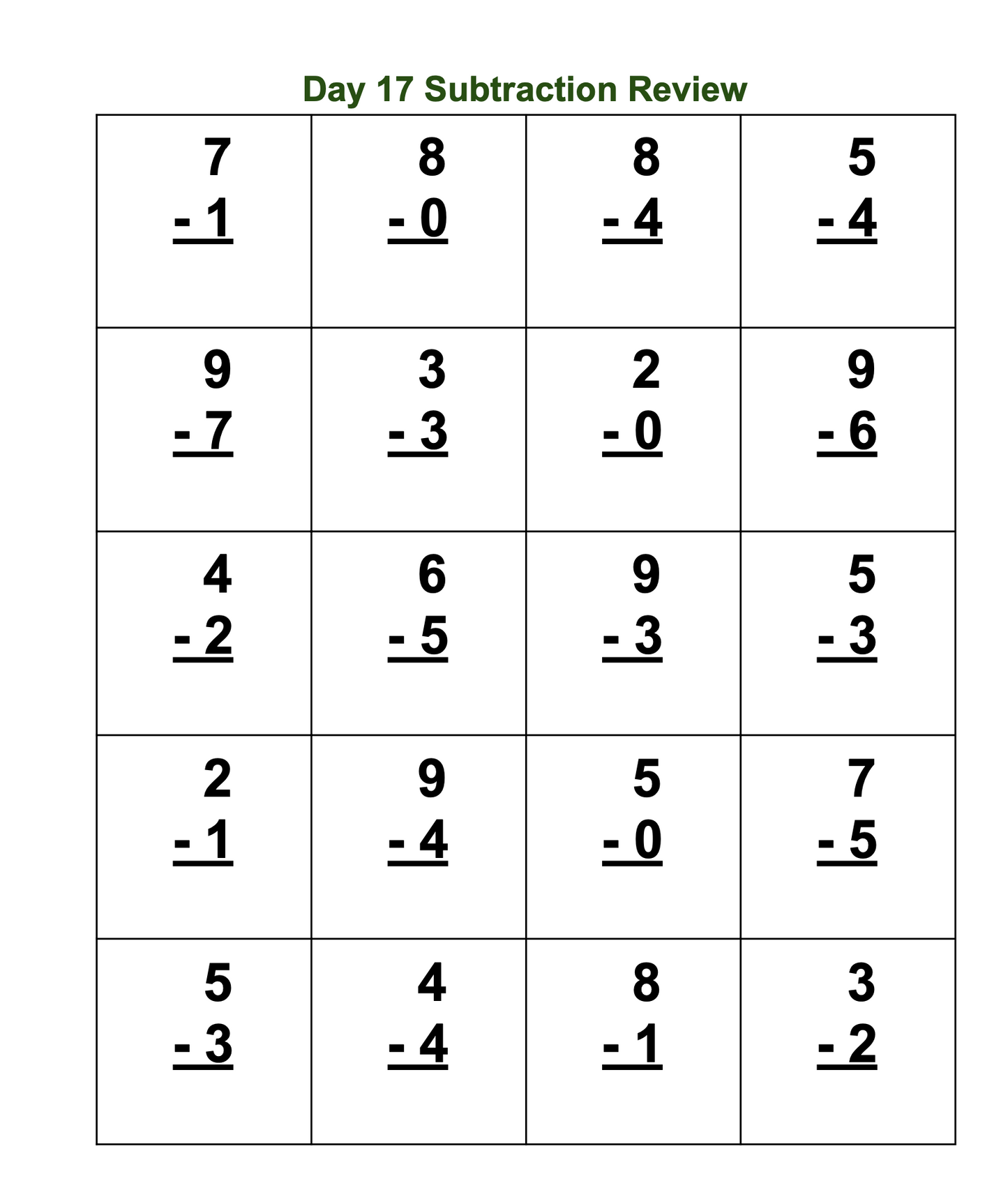 Picture Math for First Grade