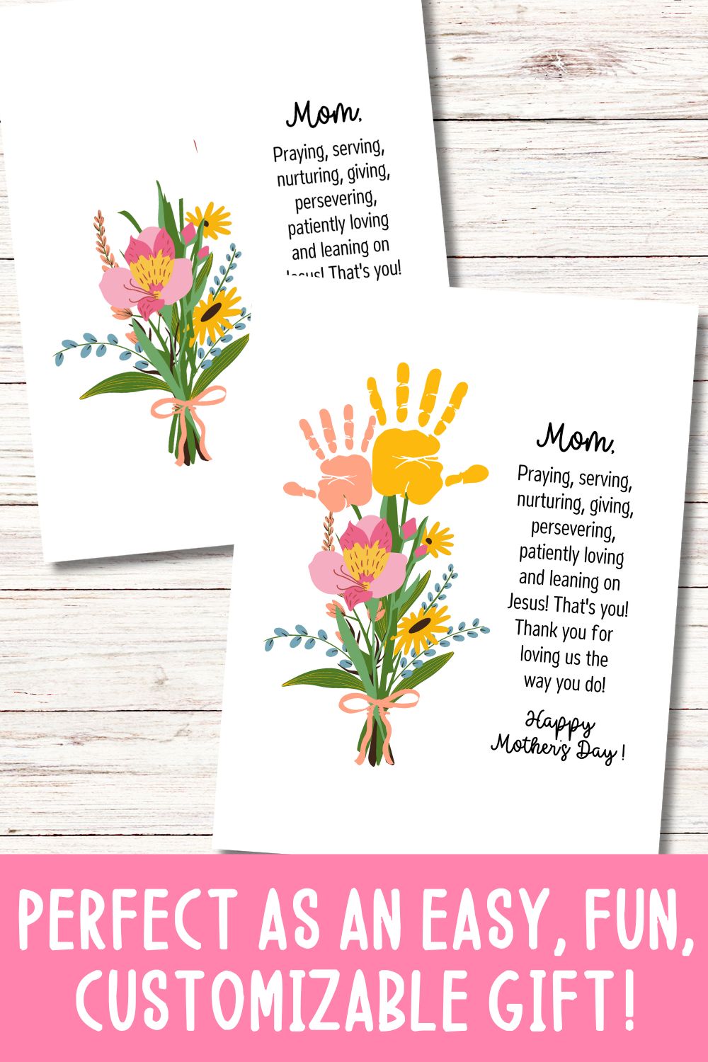 Mother's Day Printable Handprint Art