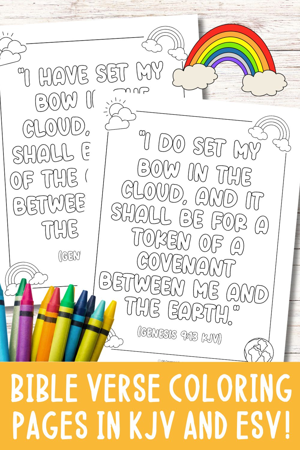 God's Rainbow Promise Activity Bundle
