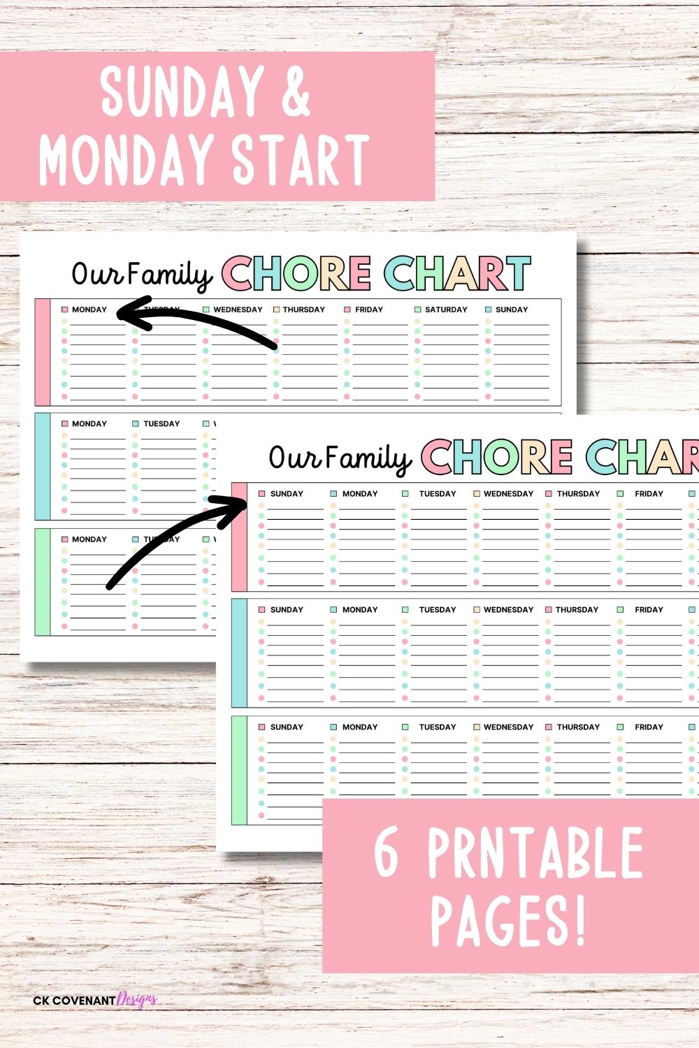 Printable Family Chore Chart