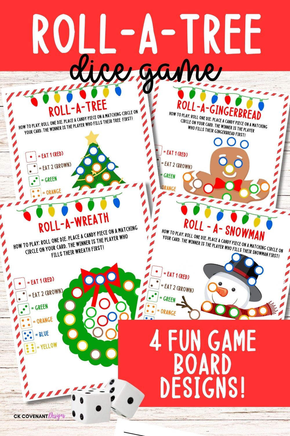 Roll-A-Tree Dice Game