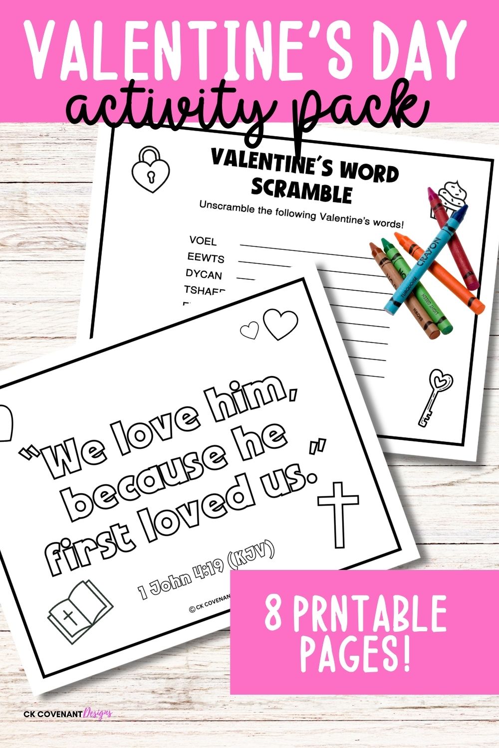 Valentine’s Day Activity Pack