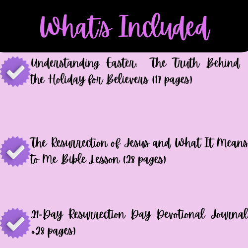 Easter-Resurrection Bible Lesson/Study Guide Bundle