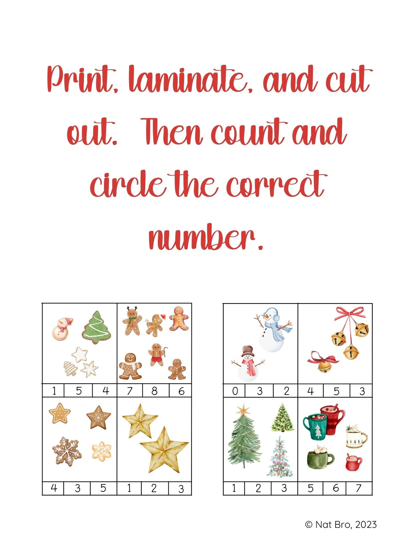 Pre-K Winter Activity Workbook