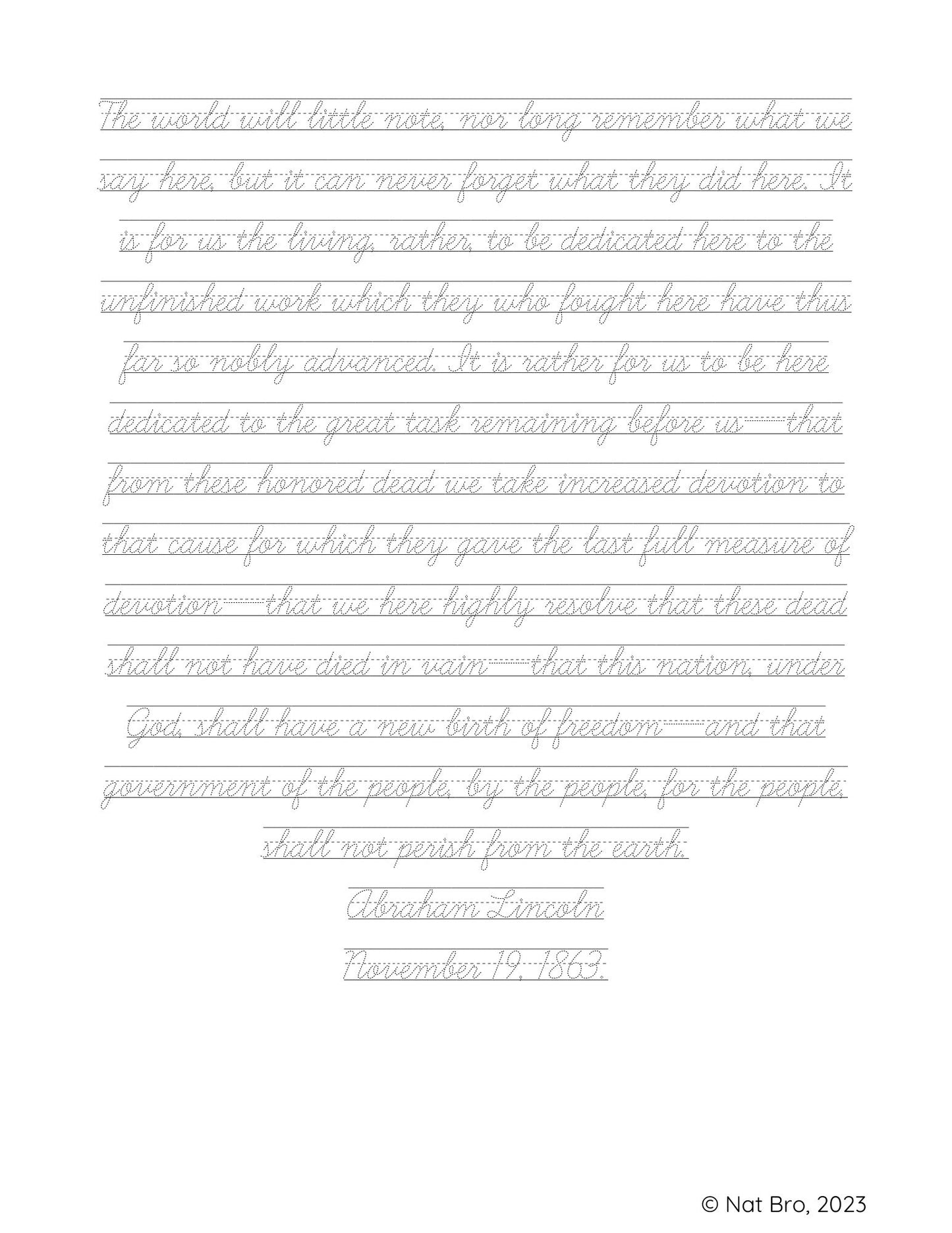 US President Quotes and Speeches Workbook for Upper Elementary to Middle School