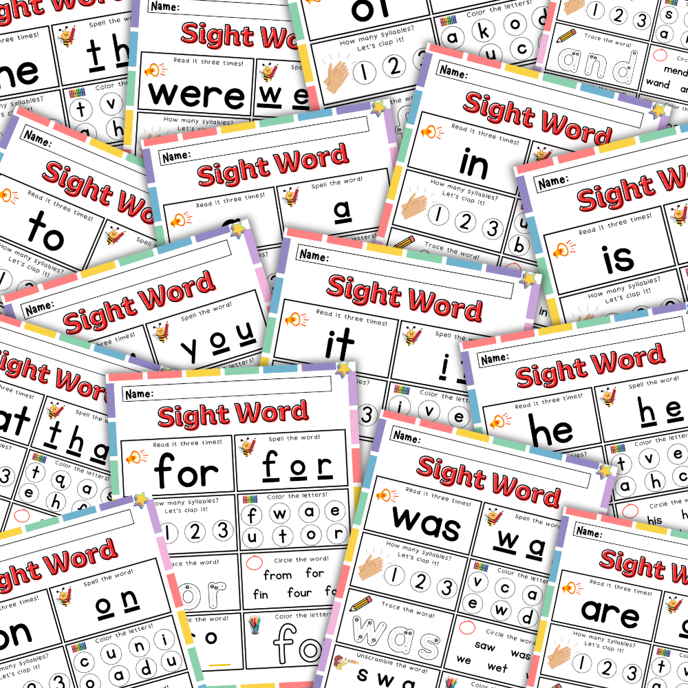 My First 100 Sight Words Pack
