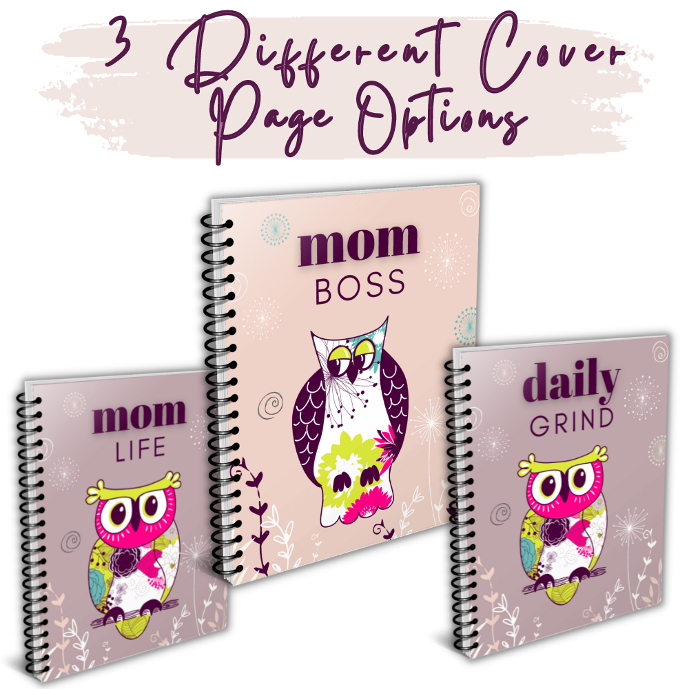 Owl Design Busy Mom Planner