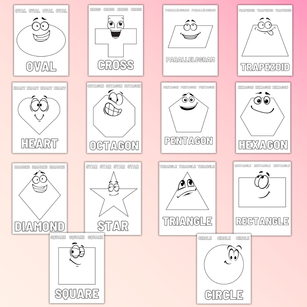 Shapes Coloring Pages