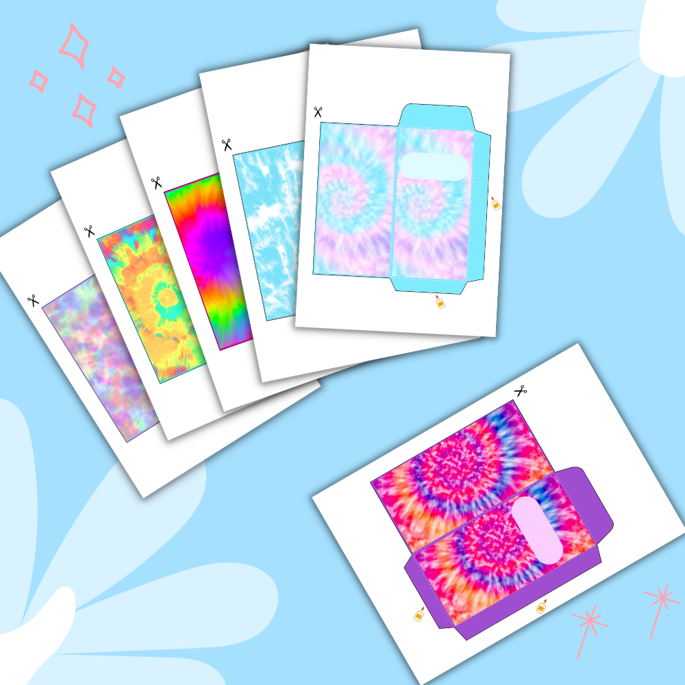 Money Envelopes: Tie Dye