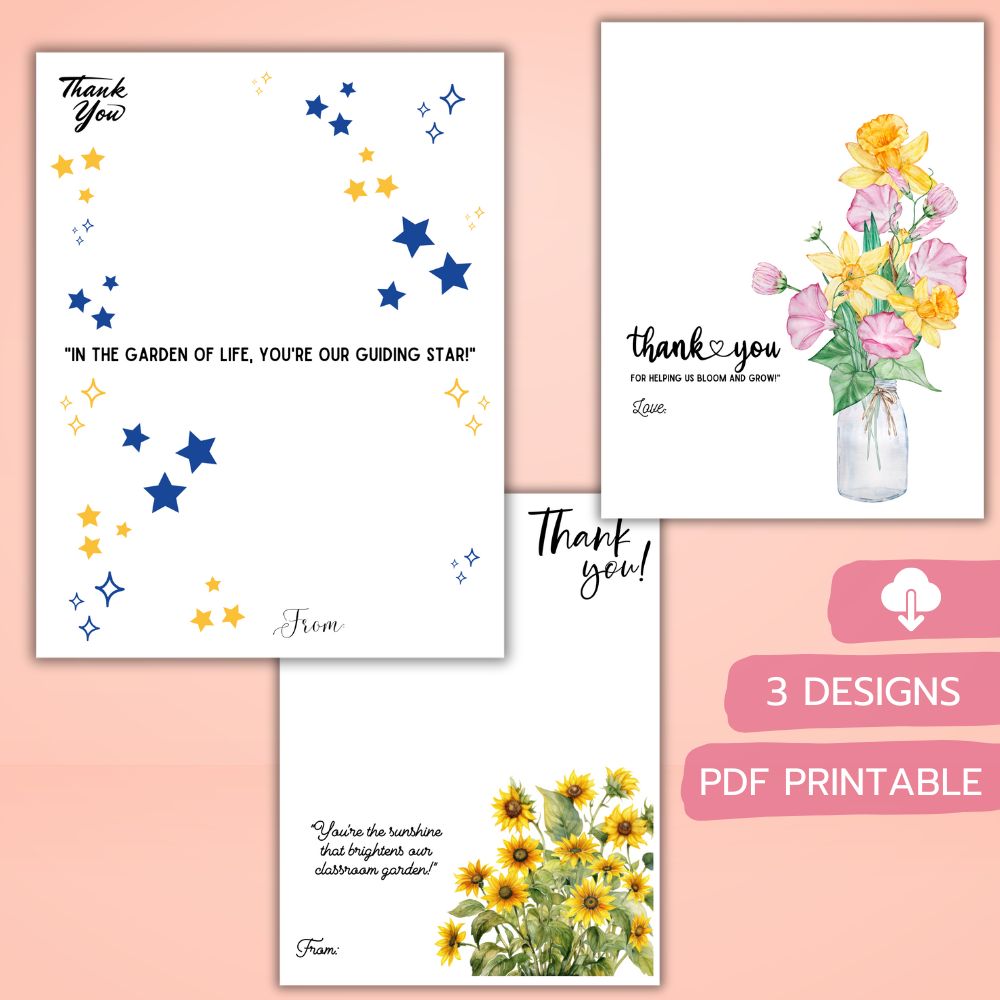 Teacher Appreciation Handprint Gift Art