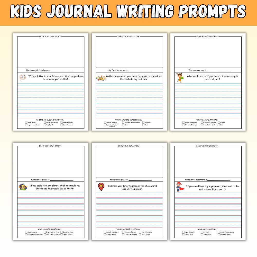 25 Writing Prompts for Upper Elementary