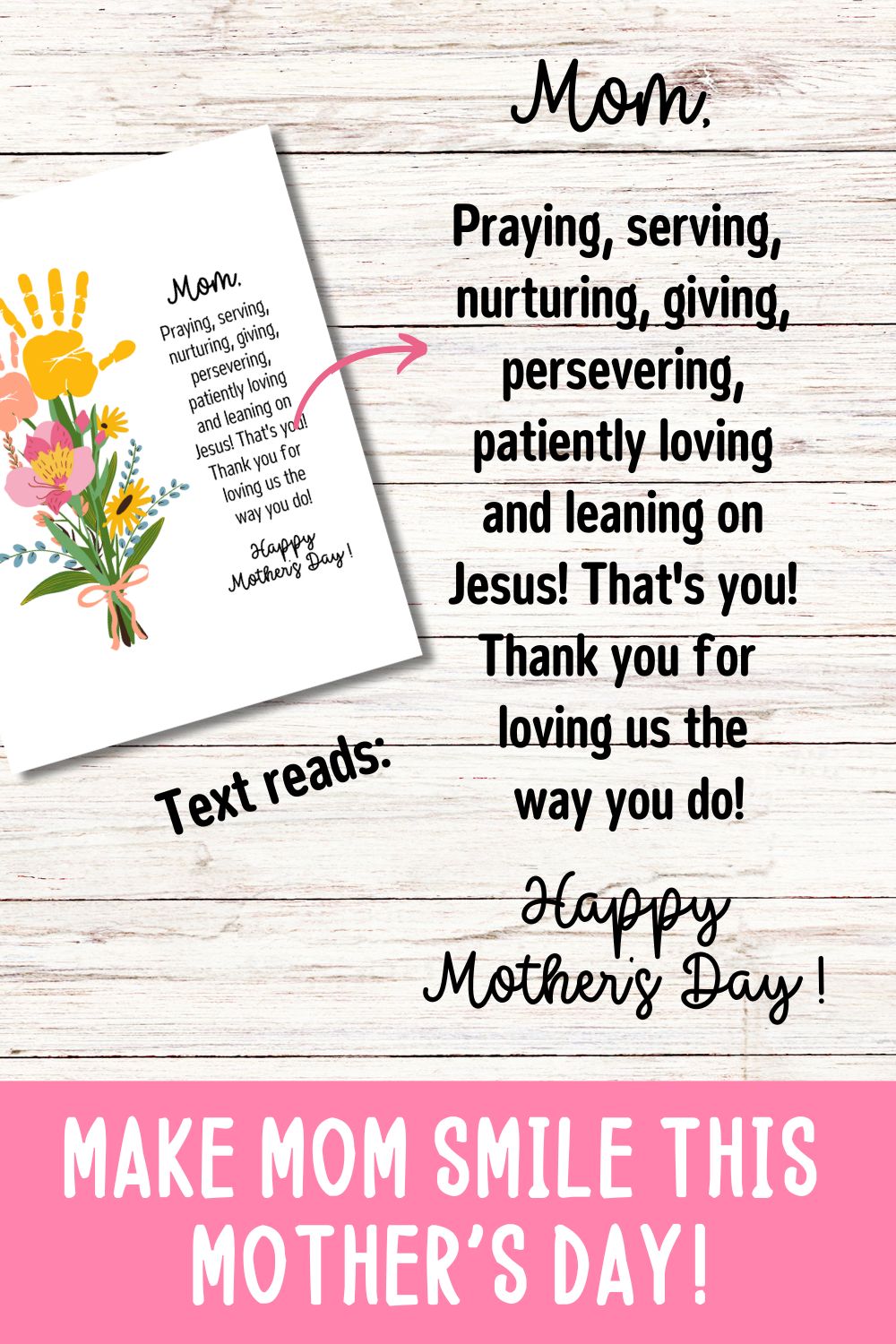 Mother's Day Printable Handprint Art