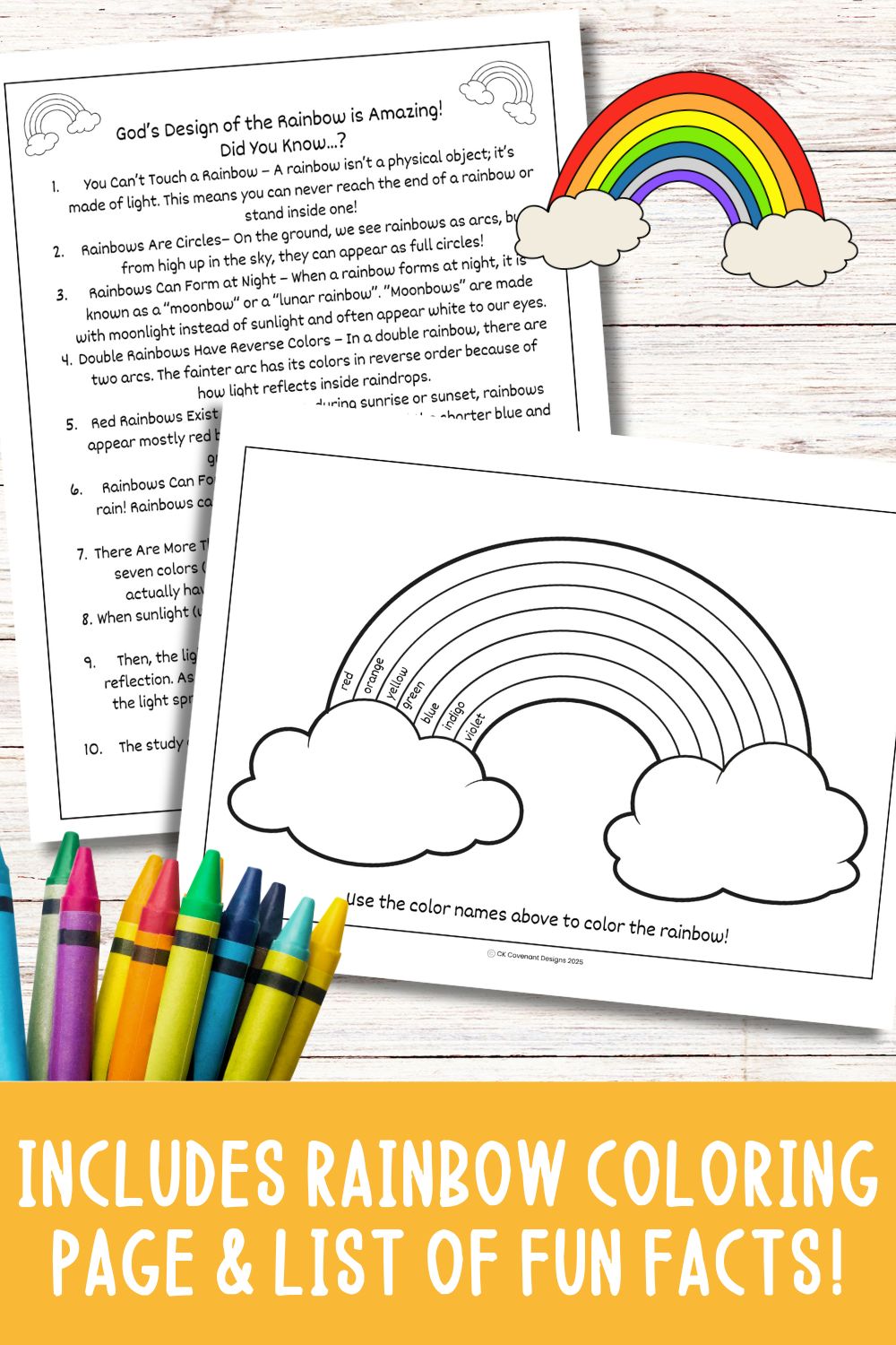 God's Rainbow Promise Activity Bundle