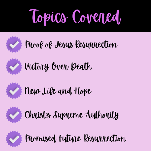 The Resurrection of Jesus and What It Means to Me Bible Lesson