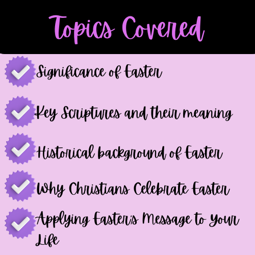 Understand Easter: The Truth Behind the Holiday for Believers Bible Lesson