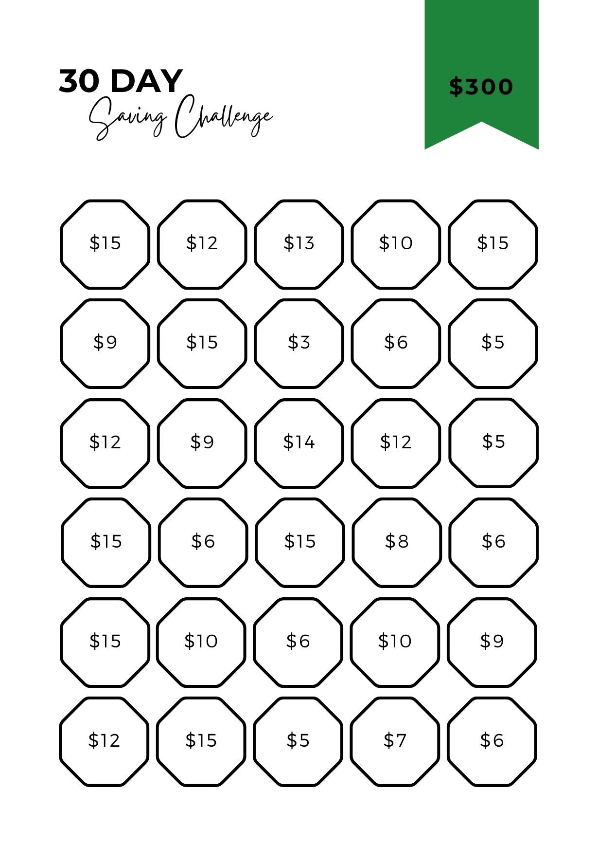 45-Page Savings Challenge Digital Product