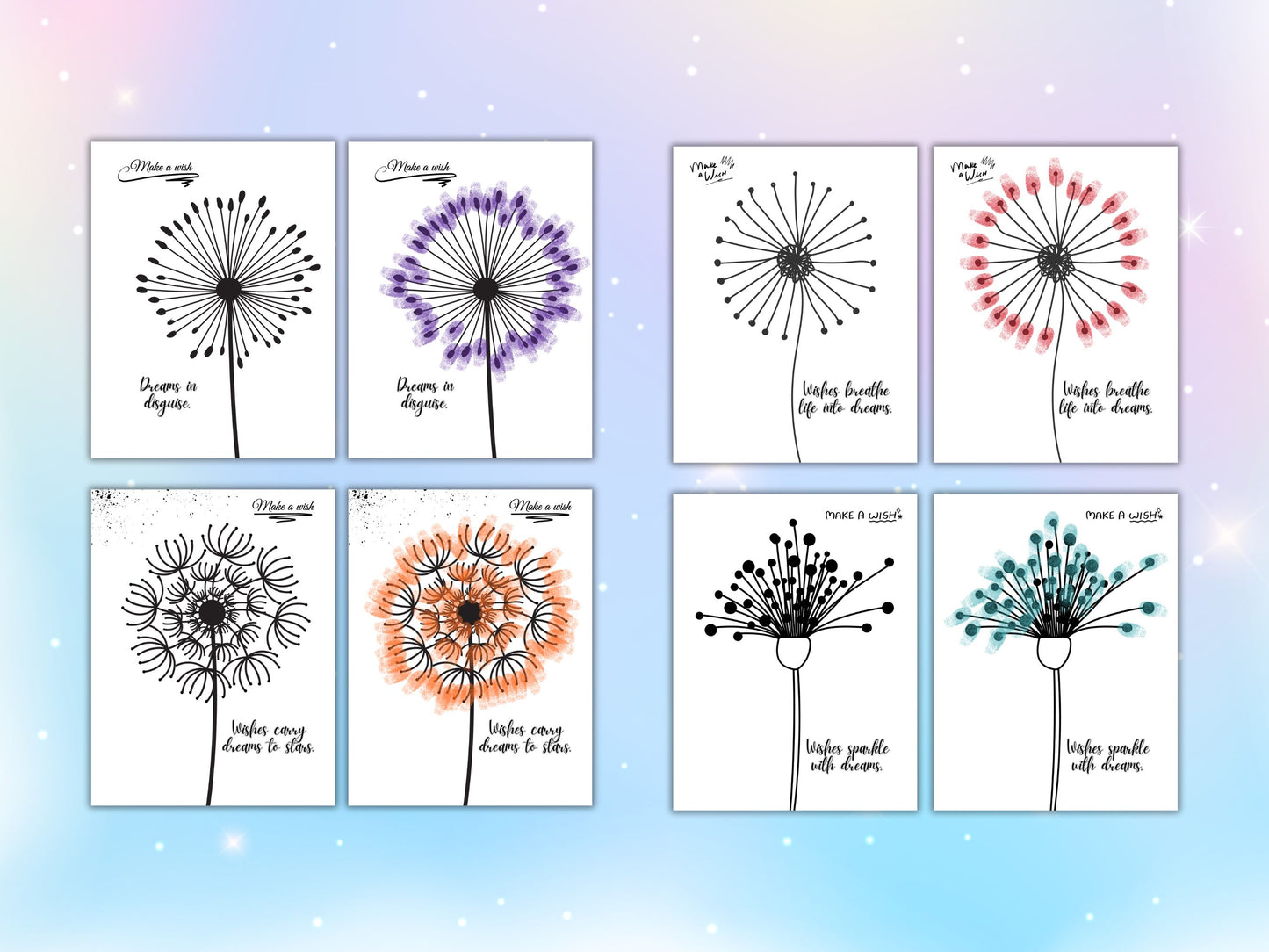 Dandelion Thumbprint Craft