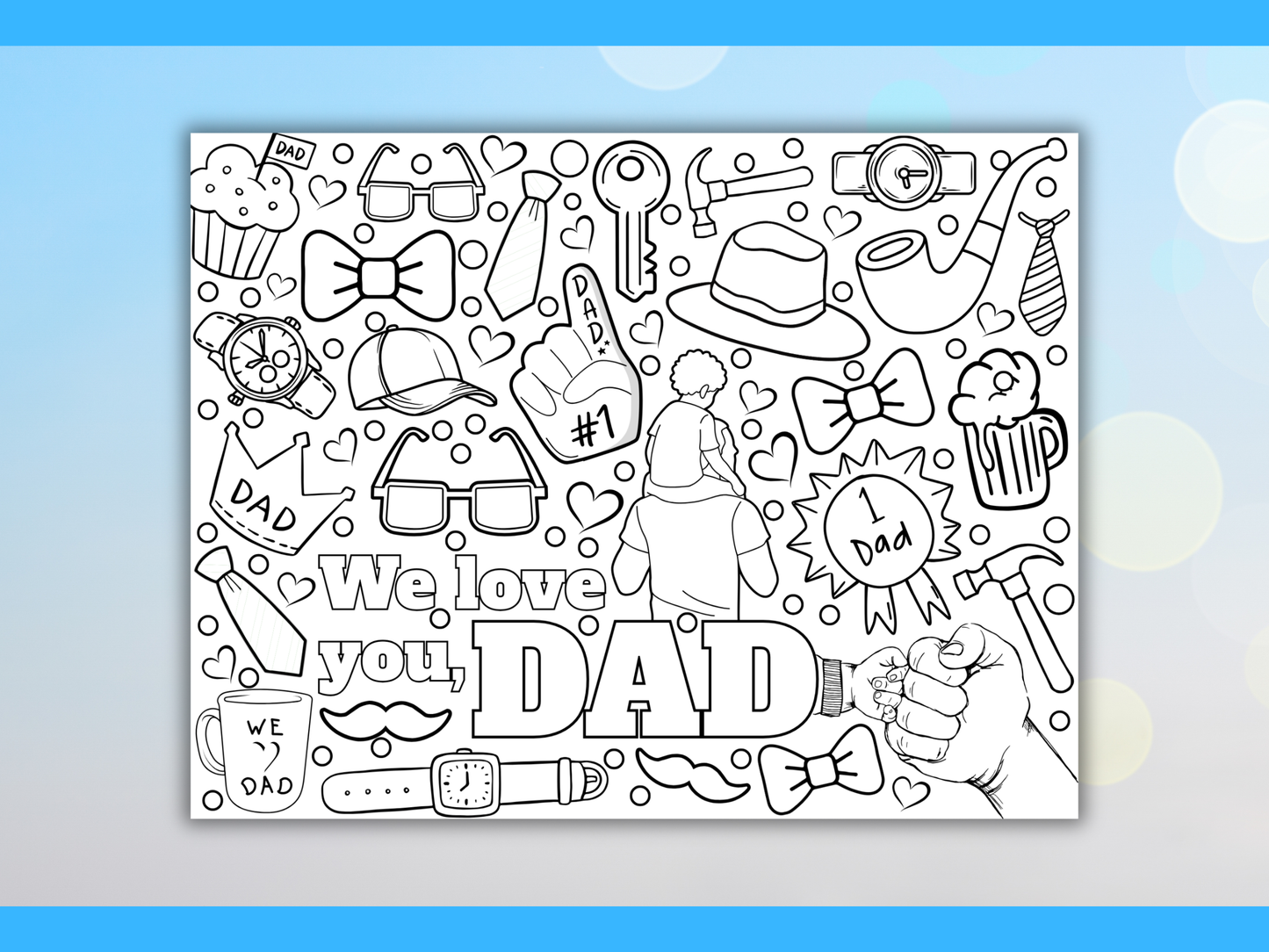 Father’s Day Collaboration Poster Printable