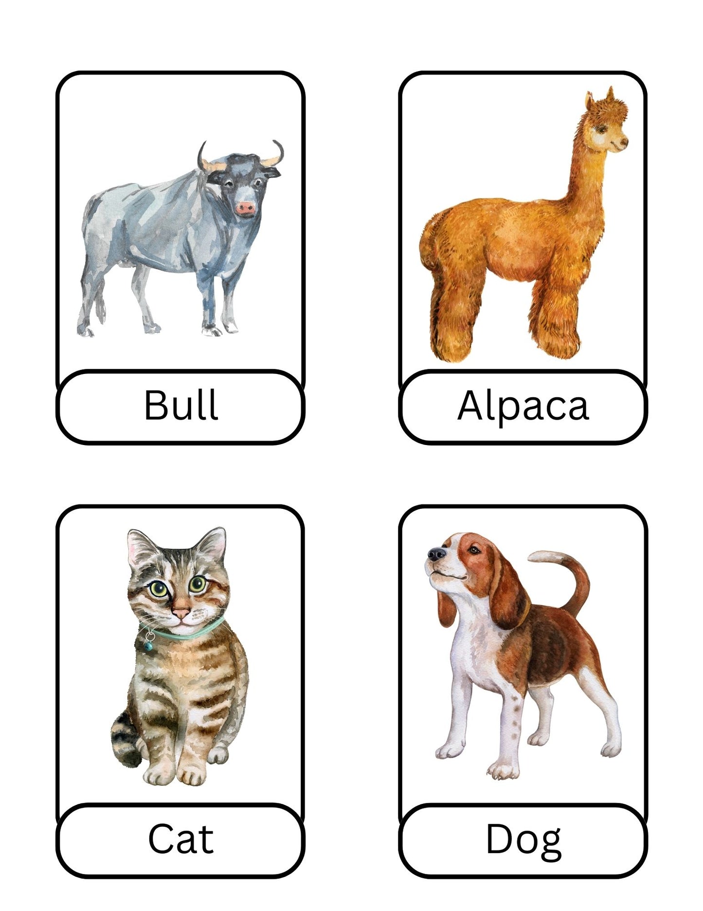 Farm Animal Matching Game