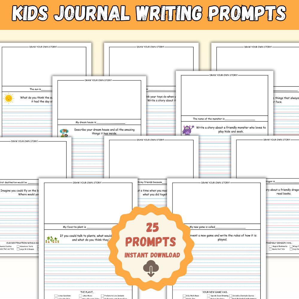 25 Writing Prompts for Upper Elementary