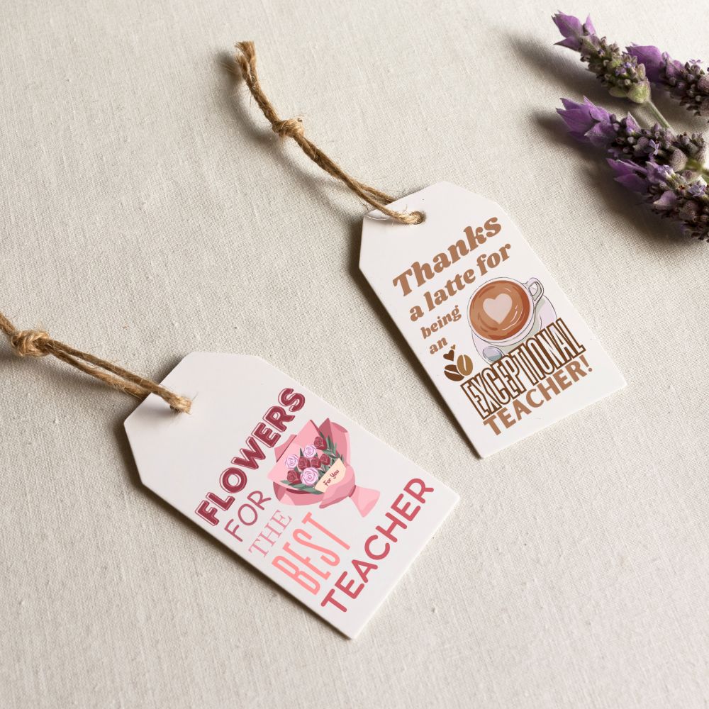 Teacher Appreciation Gift Tags: 19 Options