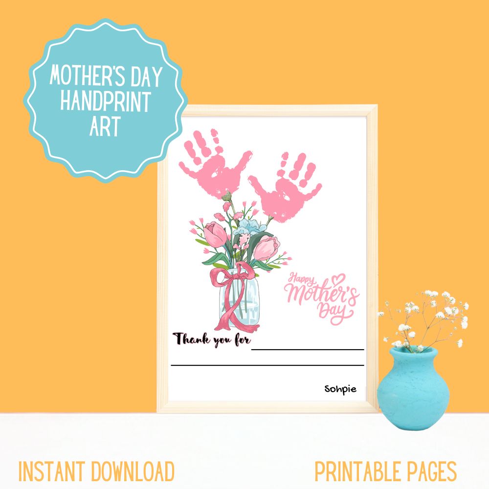 Mother's Day Handprint Activity Resource!